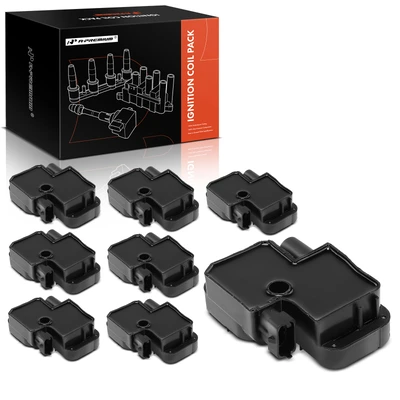 8 Pcs Ignition Coils with 3 Pins