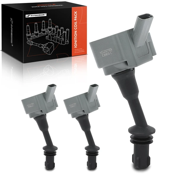 2020-2023 Buick Encore GX A Set of 3-Pc Ignition Coil 4-Pin Terminal Oval A-Premium APIC0887
