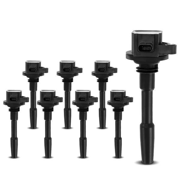 A Set of 8-Pc Ignition Coil 2-Pin Terminal Oval A-Premium APIC0882