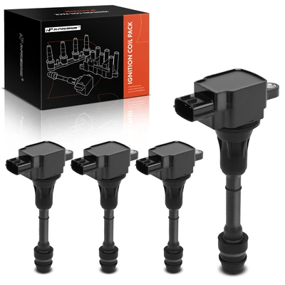 4 Pcs Ignition Coils with 3 Pins