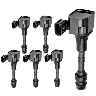 6 Pcs Ignition Coils with 3 Pins