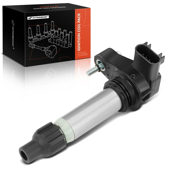 2014-2016 Chevrolet Impala Limited One Set-Pc Ignition Coil 4-Blade Terminal Oval A-Premium IC0023