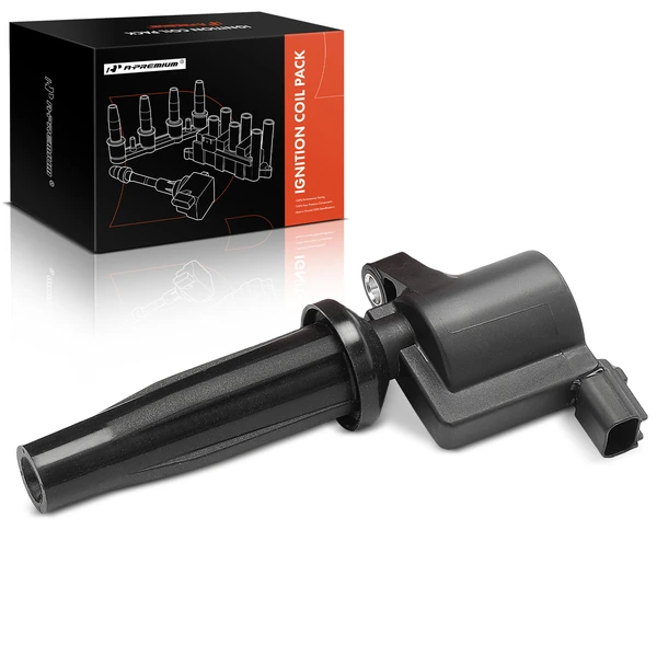 1-Pc Ignition Coil 2-Blade Terminal Rectangular A-Premium APIC0413