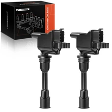 A Set of 2 Pieces Ignition Coil 3-Blade Terminal Rectangular 2001-2003 Mazda Protege A-Premium IC0087