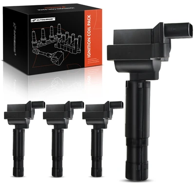 2003-2005 Mercedes-Benz C230 A Set of 4pc Ignition Coil 3-Blade Terminal Oval A-Premium IC0089