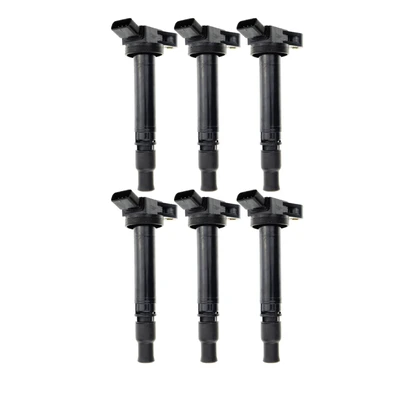 6 Pcs Ignition Coils with 4 Pins