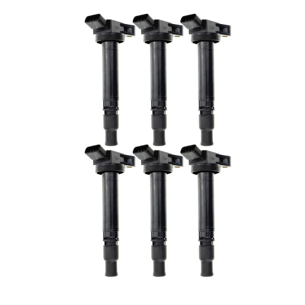A Set of 6-Pc Ignition Coil 4-Blade Terminal Rectangular A-Premium IC0104