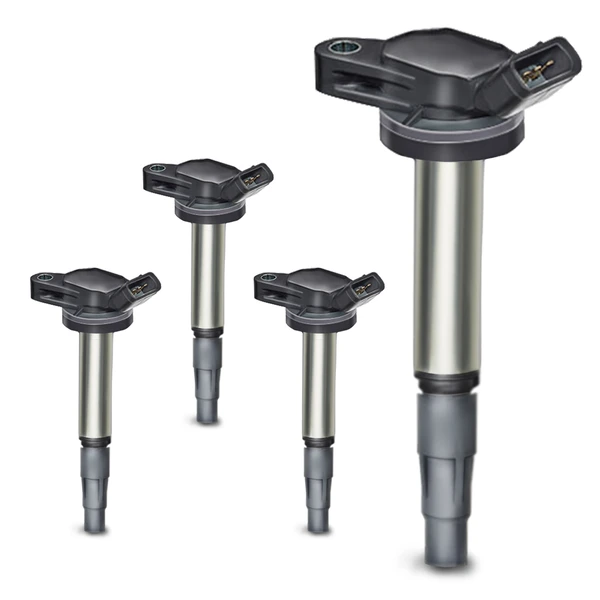 2011-2017 Lexus CT200h A Set of 4-Pc Ignition Coil 4-Blade Terminal Rectangular A-Premium IC0106