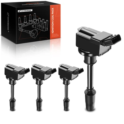 4 Pcs Ignition Coils with 4 Pins
