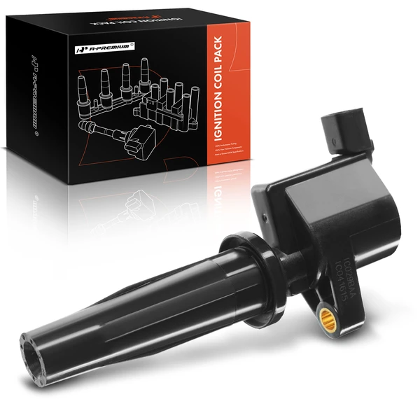 One Set-Pc Ignition Coil 2-Blade Terminal Rectangular A-Premium IC0109