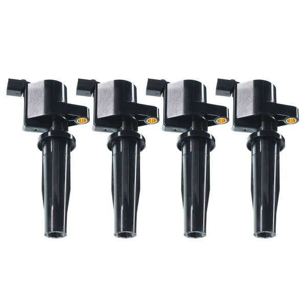 A Set of 4-Pc Ignition Coil 2-Blade Terminal Rectangular A-Premium IC0110