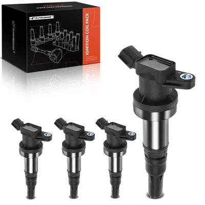 4 Pcs Ignition Coils with 2 Pins