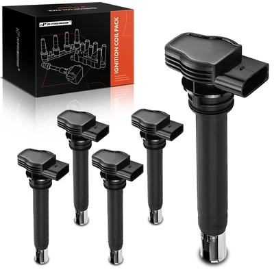 5 Pcs Ignition Coils with 4 Pins
