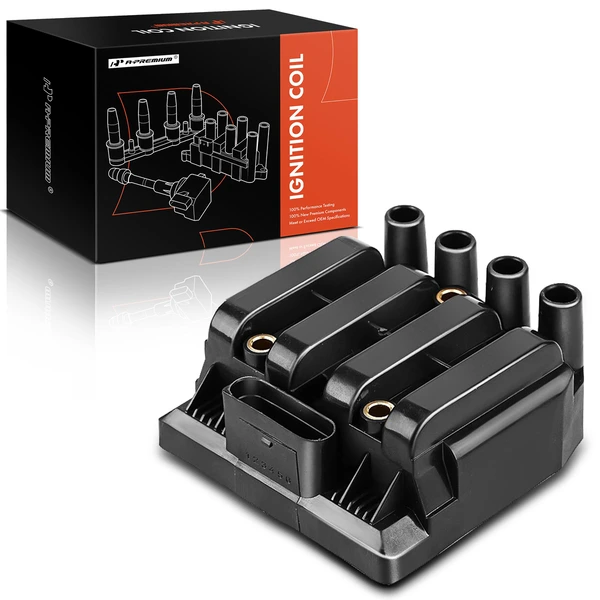 One Set-Pc Ignition Coil 6-Blade Terminal Oval A-Premium APIC0057