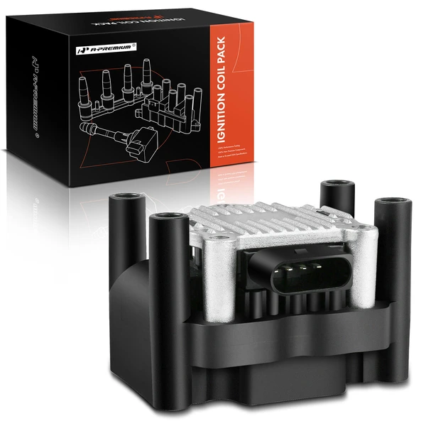 One Set-Pc Ignition Coil 4-Blade Terminal Oval A-Premium APIC0053