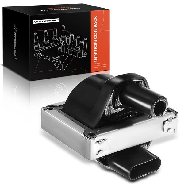 One Set-Pc Ignition Coil 4-Pin Terminal Oval A-Premium APIC0066