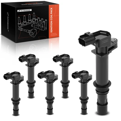 6 Pcs Ignition Coils with 2 Pins