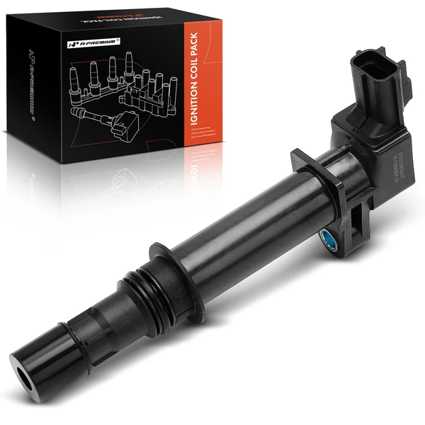 2000-2008 Dodge Durango One Set-Pc Ignition Coil 2-Blade Terminal Rectangular A-Premium IC0063