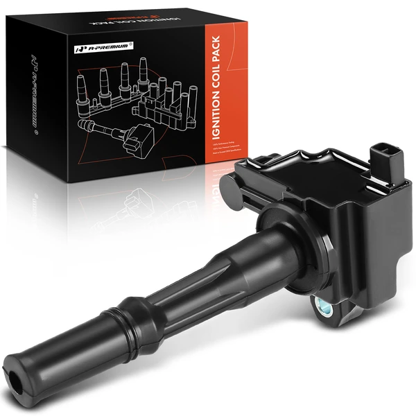 One Set-Pc Ignition Coil 2-Blade Terminal Rectangular, Square A-Premium APIC0182