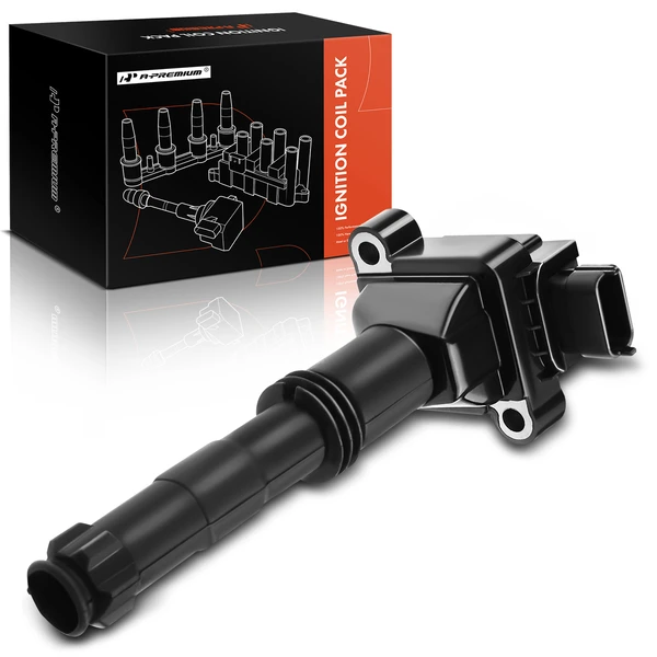 1-Pc Ignition Coil 3-Blade Terminal Rectangular A-Premium APIC0184