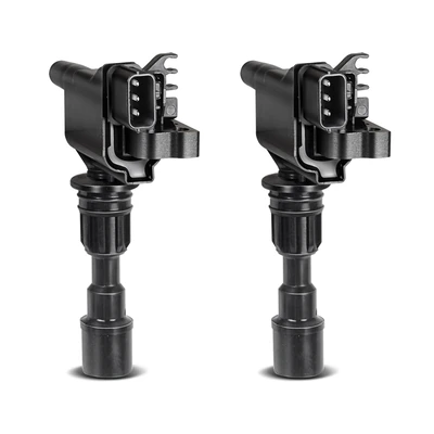 2001-2005 Mazda Miata A Set of 2pc Ignition Coil 3-Blade Terminal Rectangular A-Premium IC0120