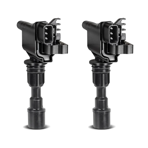 2001-2005 Mazda Miata A Set of 2-Pc Ignition Coil 3-Blade Terminal Rectangular A-Premium IC0120