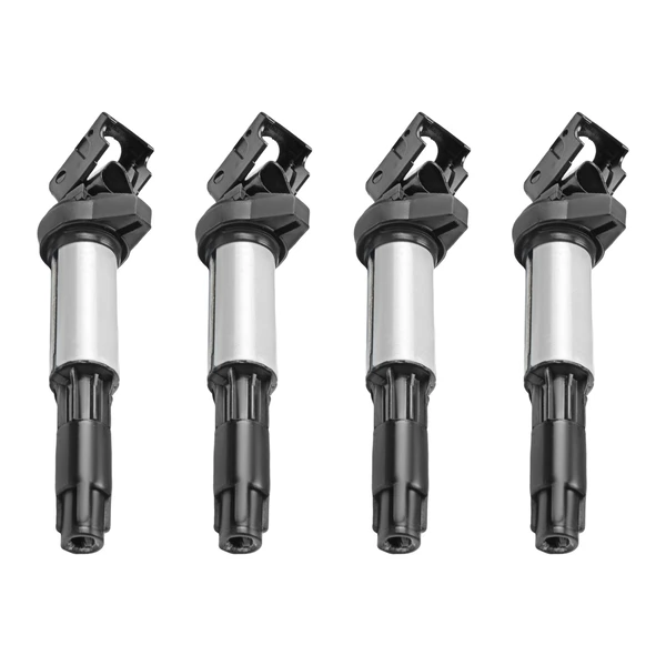 2011-2013 2018-2019 Rolls-Royce Ghost A Set of 4-Pc Ignition Coil 3-Blade Terminal Triangle A-Premium IC0029