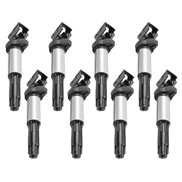 2004-2007 Morgan Aero 8 A Set of 8-Pc Ignition Coil 3-Blade Terminal Triangle A-Premium IC0003