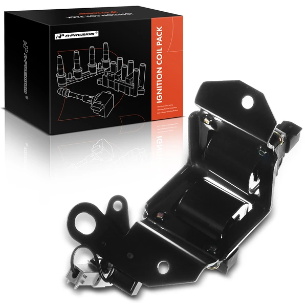 2000-2003 Hyundai Accent One Set-Pc Ignition Coil 1+2+2-Blade Terminal Rectangular A-Premium APIC0067
