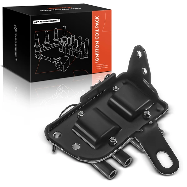 One Set-Pc Ignition Coil 3-Blade Terminal Oval A-Premium APIC0068