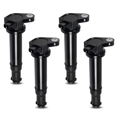 4 Pcs Ignition Coils with 2 Pins