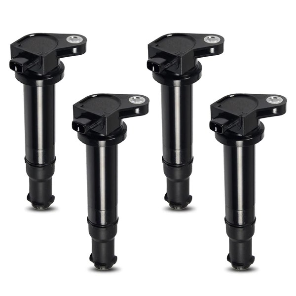 A Set of 4-Pc Ignition Coil 2-Blade Terminal Rectangular, Square A-Premium IC0014
