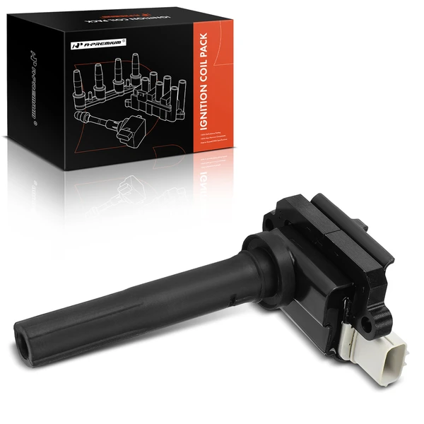 1999-2000 Chevrolet Tracker 1-Pc Ignition Coil 3-Blade Terminal Rectangular A-Premium APIC0198