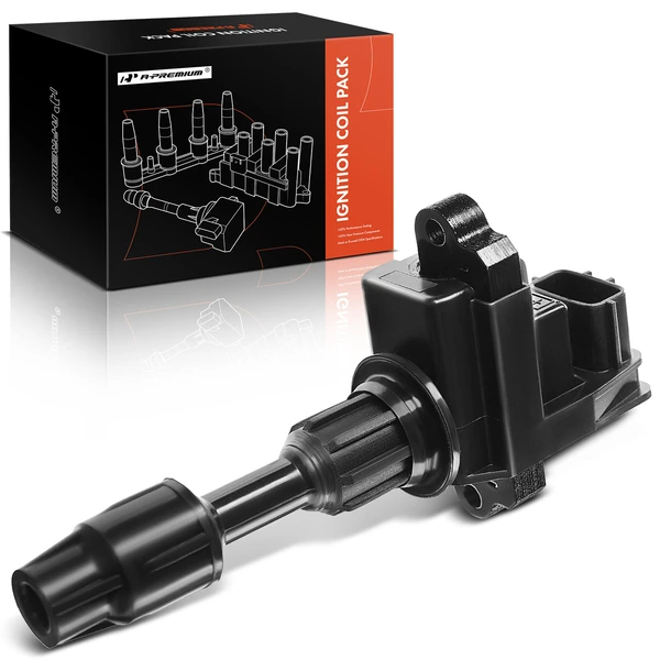 One Set-Pc Ignition Coil 3-Blade Terminal Rectangular A-Premium IC0133