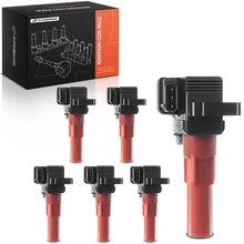 6 Pcs Ignition Coils with 3 Pins