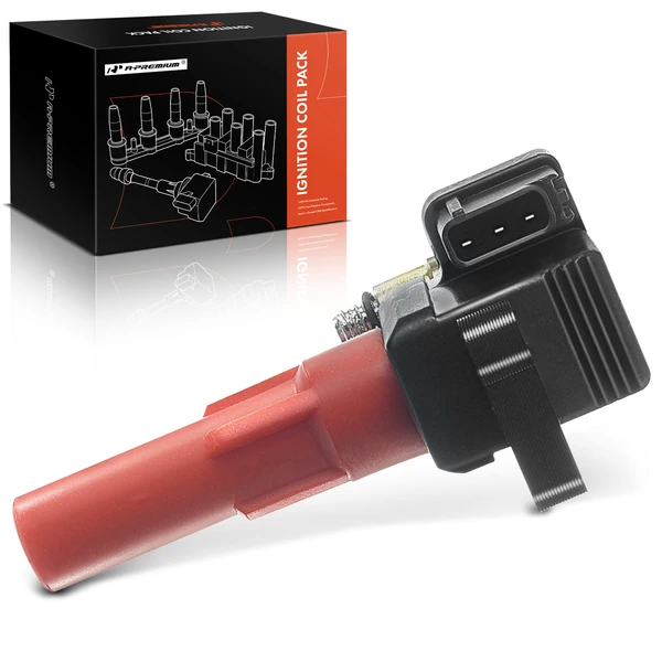 One Set-Pc Ignition Coil 3-Blade Terminal Rectangular, Oval A-Premium APIC0112