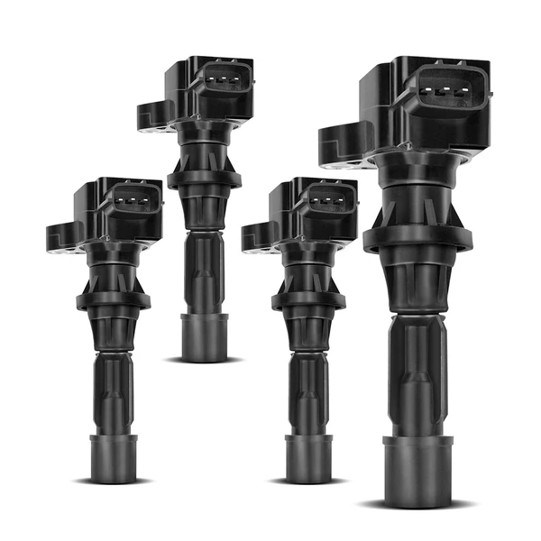 2007-2012 Mazda CX-7 A Set of 4-Pc Ignition Coil 3-Blade Terminal Rectangular A-Premium IC0006