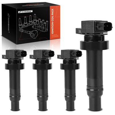 4 Pcs Ignition Coils with 2 Pins