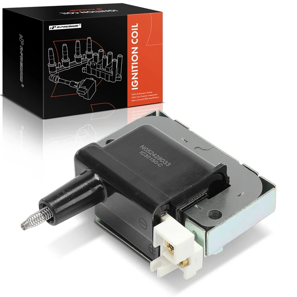 One Set-Pc Ignition Coil 2-Bolt Terminal Oval A-Premium APIC1152