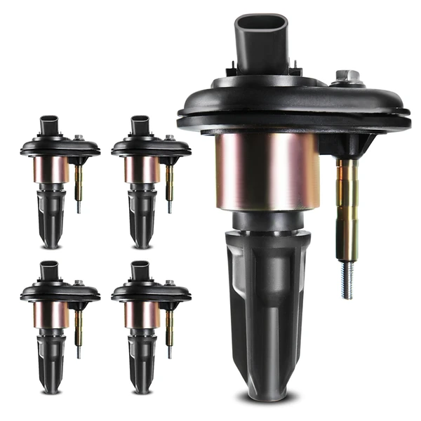 2004-2006 Chevrolet Colorado A Set of 5-Pc Ignition Coil 3-Blade Terminal Oval A-Premium IC0079