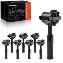 A Set of 8 Pieces Ignition Coil 2-Blade Terminal Rectangular 1997-1999 Jaguar XK8 A-Premium APIC0206