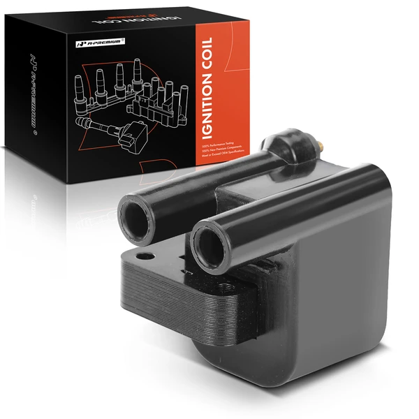 2002-2004 Hyundai Sonata One Set-Pc Ignition Coil 2-Bolt Terminal Round A-Premium APIC0716