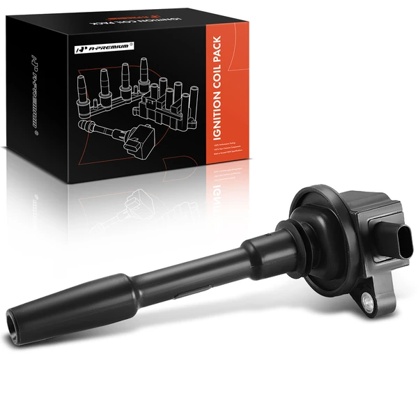 One Set-Pc Ignition Coil 2-Pin Terminal Rectangular, Oval A-Premium APIC0209