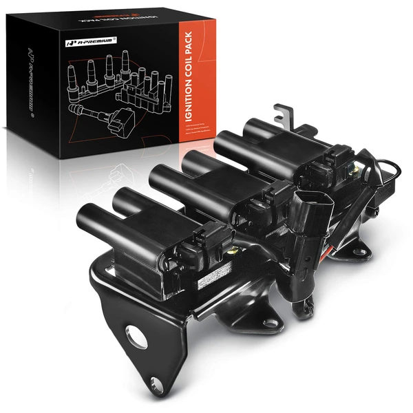 2005-2010 Kia Sportage One Set-Pc Ignition Coil 4-Blade Terminal Rectangular A-Premium APIC0115