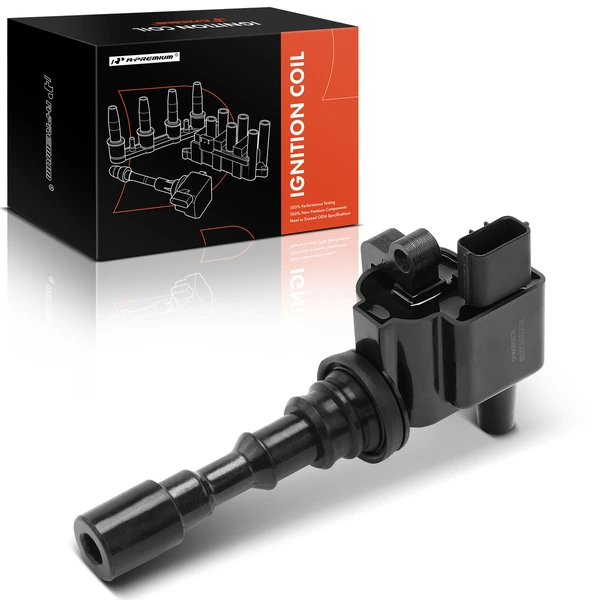 One Set-Pc Ignition Coil 3-Blade Terminal Rectangular A-Premium IC0150