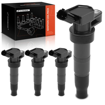 4 Pcs Ignition Coils with 2 Pins