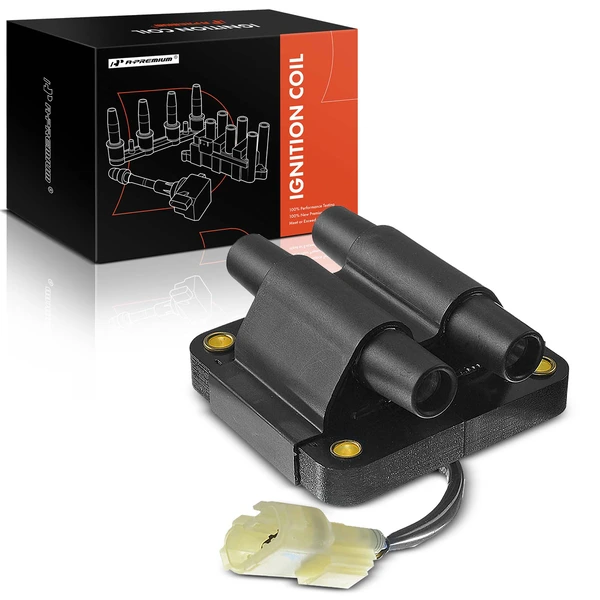 One Set-Pc Ignition Coil 3-Blade Terminal Rectangular A-Premium APIC0130