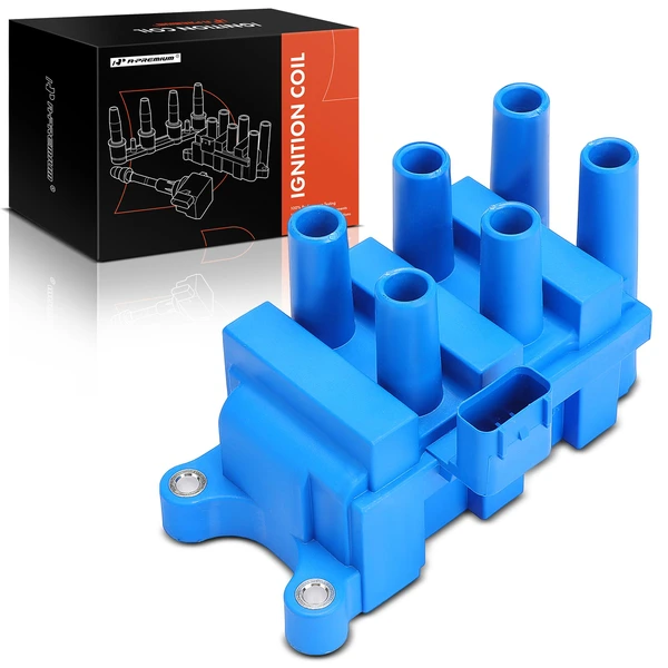 2003 Ford E-150 Club Wagon One Set-Pc Ignition Coil 4-Blade Terminal Oval A-Premium APIC1351