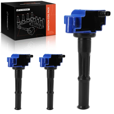 3 Pcs Blue Ignition Coils
