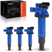 4 Pcs Blue Ignition Coil